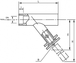 南京SRYⅣ承插焊連接Y型過濾器 PN10.0MPa